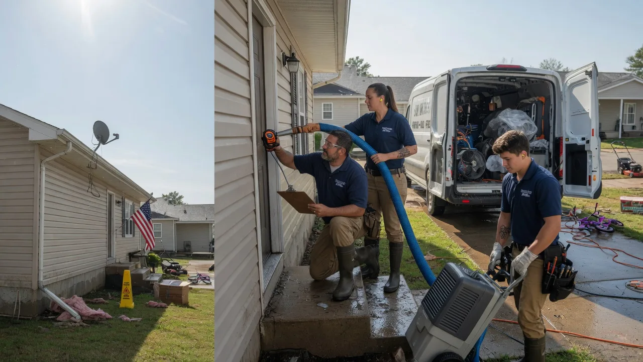 Ceiling Water Damage Restoration in Paulding, MS near me